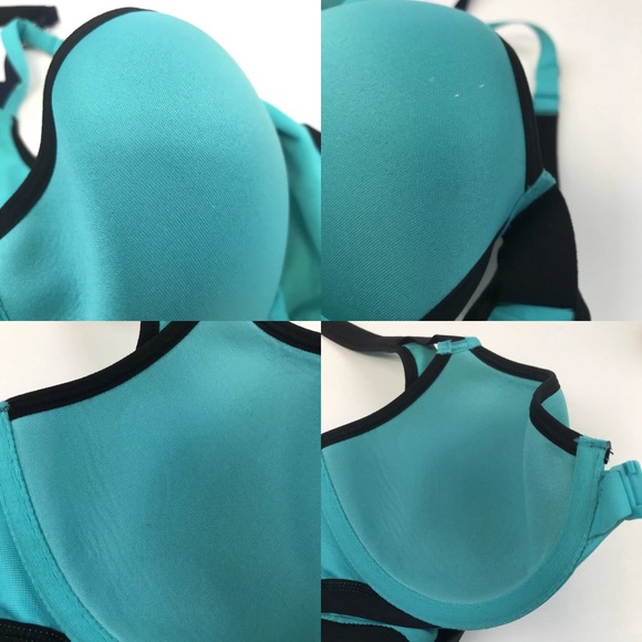 VSX 34C Victoria’s Secret Knockout Sports Bra Blue - Picture 4 of 8